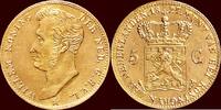Koninkrijk der Nederlanden 5 Gulden NEDERLAND (NETHERLANDS, KINGDOM) - WILLEM I, 1815-1840 - 1827, Utrecht -