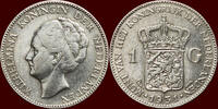 Koninkrijk der Nederlanden 1 Gulden NEDERLAND (NETHERLANDS, KINGDOM) - WILHELMINA, 1890-1948 - -