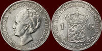 Koninkrijk der Nederlanden 1 Gulden NEDERLAND (NETHERLANDS, KINGDOM) - WILHELMINA, 1890-1948 - -
