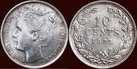 Koninkrijk der Nederlanden 10 Cents NEDERLAND (NETHERLANDS, KINGDOM) - WILHELMINA, 1890-1948 - -