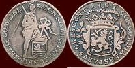 Zeeland Zilveren dukaat NOORDELIJKE NEDERLANDEN (NETHERLANDS) - REPUBLIEK, 1581-1795 - ZEELAND - 1/8 1764, Middelburg -