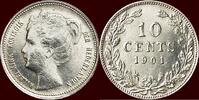 Koninkrijk der Nederlanden 10 Cents NEDERLAND (NETHERLANDS, KINGDOM) - WILHELMINA, 1890-1948 - -