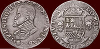 1/2 Philipsdaalder ZUIDELIJKE NEDERLANDEN (SOUTHERN NETHERLANDS) - HERTOGDOM BRABANT - PHILIPS II, 1555-1598 - 1562, Antwerpen -