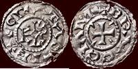 Penning ZUIDELIJKE NEDERLANDEN - WEST-FRANCIË - VLAANDEREN - BOUDEWIJN II, 879-918 - KAREL III DE EENVOUDIGE (CHARLE III LE SIMPLE), KON -