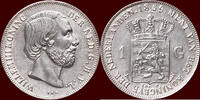 Koninkrijk der Nederlanden 1 Gulden NEDERLAND (NETHERLANDS, KINGDOM) - WILLEM III, 1849-1890 - -