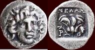 AR Hemidrachm CARIAN ISLANDS, RHODOS - MELANTAS, magistrate - circa 125-88 BC -