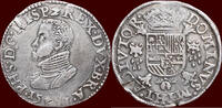 1/2 Philipsdaalder ZUIDELIJKE NEDERLANDEN (SOUTHERN NETHERLANDS) - HERTOGDOM BRABANT - STATEN VAN BRABANT, 1577-1581 - 1581, Antwerpen -
