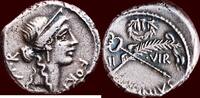 AR Denarius ROMAN IMPERATORS - QUINTUS SICINIUS - ALLY OF POMPEY THE GREAT - Rome -