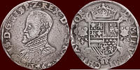 1/2 Philipsdaalder ZUIDELIJKE NEDERLANDEN (SOUTHERN NETHERLANDS) - HERTOGDOM BRABANT - PHILIPS II, 1555-1598 - 1564, Maastricht -