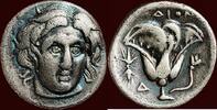 AR Didrachm 305-275 BC v. Chr. CARIAN ISLANDS, RHODOS - circa 305-275 BC vf-