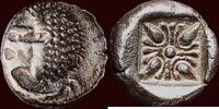 AR 1/12 Stater IONIA, MILETOS - of obol, circa 520-494 BC -