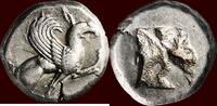 AR ½ Stater IONIA, TEOS - or drachm, circa 525-510 BC -