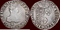 Franc FRANCE - NAVARRE-BÉARN - HENRI III OF NAVARRE, 1572-1589 - 1580, Morlaàs -