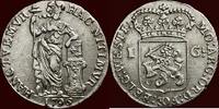 Gulden 1796 West-Friesland NOORDELIJKE NEDERLANDEN (NETHERLANDS) - BATAAFSE REPUBLIEK, 1795-1806 - WEST-FRIESLAND -   1796, Enkhuizen vz