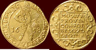 Holland Dubbele gouden dukaat NOORDELIJKE NEDERLANDEN (NETHERLANDS) - REPUBLIEK, 1581-1795 - HOLLAND - 1658, Dordrecht -