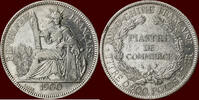 1 Piastre FRENCH COLONIES - FRENCH INDO-CHINA - 3rd REPUBLIC, 1871-1940 - 1900 A, Paris -
