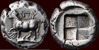 AR Tetradrachm THRACE (THRAKIEN), BYZANTION - circa 387- 340 BC -