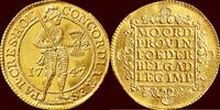 Holland Dubbele gouden dukaat NOORDELIJKE NEDERLANDEN (NETHERLANDS) - REPUBLIEK, 1581-1795 - HOLLAND - 1747, Dordrecht -