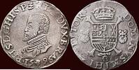 Philipsdaalder ZUIDELIJKE NEDERLANDEN (SOUTHERN NETHERLANDS) - HERTOGDOM BRABANT - PHILIPS II, 1555-1598 - 1596, Antwerpen -