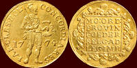 Holland Gouden dukaat NOORDELIJKE NEDERLANDEN (NETHERLANDS) - REPUBLIEK, 1581-1795 - HOLLAND - 1774, Dordrecht -