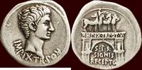 Roman Empire AR Cistophoros AUGUSTUS, 27 BC-14 AD - Pergamon -