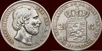 Koninkrijk der Nederlanden 2 ½ Gulden NEDERLAND (NETHERLANDS, KINGDOM) - WILLEM III, 1849-1890 - -