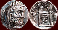 AR Hemidrachm KINGDOM OF PERSIS - AUTOPHRADATES (VADFRADAD) II, CIRCA 170-140 BC - circa 150 BC, probably Persepolis -