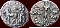 AR Tetradrachm SICILIA (SICILY), SELINOUS (SELINOS / SELINUNTE) - circa 467-445 BC -