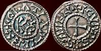 Denier FRANKISH EMPIRE - CAROLINGIAN DYNASTY - FRANCE - CHARLES II THE BALD, 840-877 - n.d. , Curtisasonien (Courcessin / Courgeon) -