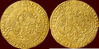 Gouden rijder ZUIDELIJKE NEDERLANDEN (SOUTHERN NETHERLANDS) - GRAAFSCHAP VLAANDEREN - LODEWIJK II VAN MALE, 1346-1384 - z.j. , Gent -