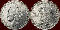 Koninkrijk der Nederlanden 2 ½ Gulden NEDERLAND (NETHERLANDS, KINGDOM) - WILHELMINA, 1890-1948 - -