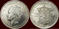 Koninkrijk der Nederlanden 2 ½ Gulden NEDERLAND (NETHERLANDS, KINGDOM) - WILHELMINA, 1890-1948 - -