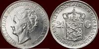 Koninkrijk der Nederlanden 2 ½ Gulden NEDERLAND (NETHERLANDS, KINGDOM) - WILHELMINA, 1890-1948 - -