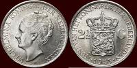 Koninkrijk der Nederlanden 2 ½ Gulden NEDERLAND (NETHERLANDS, KINGDOM) - WILHELMINA, 1890-1948 - 1943 D, Denver -