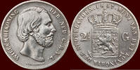 Koninkrijk der Nederlanden 2 ½ Gulden NEDERLAND (NETHERLANDS, KINGDOM) - WILLEM III, 1849-1890 - -