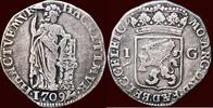 Gelderland Gulden NOORDELIJKE NEDERLAND (NETHERLANDS) - REPUBLIEK, 1581-1795 - GELDERLAND - 1709, Harderwijk -