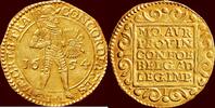Utrecht Dubbele gouden dukaat NOORDELIJKE NEDERLANDEN (NETHERLANDS) - REPUBLIEK, 1581-1795 - UTRECHT - 1654, Utrecht -
