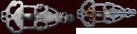 Bronze ARCHAEOLOGICAL OBJECT - LATE ROMAN / EARLY MEDIEVAL PERIOD - EASTERN EUROPE - PENKOVKA CULTURE (ANTES) - /pewter fibula, 5th / -