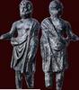 Bronze ARCHAEOLOGICAL OBJECT - ROMAN IMPERIAL - figure of Jupiter (Zeus) - 1st/2nd century AD -