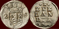 Zeeland Dubbele wapenstuiver NOORDELIJKE NEDERLANDEN (NETHERLANDS) - REPUBLIEK, 1581-1795 - ZEELAND - 1704, Middelburg -