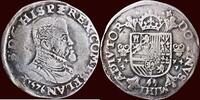 1/5 Philipsdaalder ZUIDELIJKE NEDERLANDEN (SOUTHERN NETHERLANDS) - GRAAFSCHAP VLAANDEREN - PHILIPS II, 1555-1598 - 1576, Brugge -
