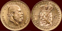 Koninkrijk der Nederlanden 10 Gulden NEDERLAND (NETHERLANDS, KINGDOM) - WILLEM III, 1849-1890 - -