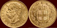 20 Lire ITALY, KINGDOM - UMBERTO I, 1878-1900 - 1893/older date, Rome -