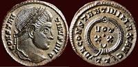 Roman Empire Centenionalis CONSTANTINE I THE GREAT, 307-337 - BI Ticinum -