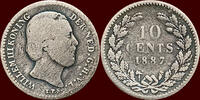 Koninkrijk der Nederlanden 10 Cents NEDERLAND (NETHERLANDS, KINGDOM) - WILLEM III, 1849-1890 - -