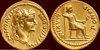 Roman Empire AV Aureus TIBERIUS, 14-37 - Lugdunum -