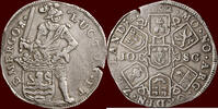 Zeeland daalder NOORDELIJKE NEDERLANDEN (NETHERLANDS) - REPUBLIEK, 1581-1795 - ZEELAND - Dubbele van 10 schellingen 1692, Middelburg -