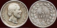 Koninkrijk der Nederlanden 5 Cents NEDERLAND (NETHERLANDS, KINGDOM) - WILLEM III, 1849-1890 - -