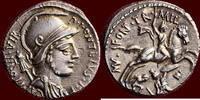 AR Denarius ROMAN REPUBLIC - P. FONTEIUS P.F. CAPITO - Rome -