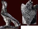 ARCHAEOLOGICAL OBJECT - ROMAN - Silver eagle figurine, 1st / 2nd century AD -